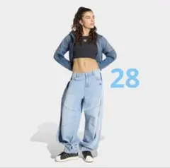 【新品】adidas 28インチadilenium 5.0 バナナデニムパンツのサムネイル