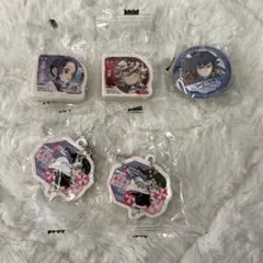 くら寿司 ビッくらポン 鬼滅の刃 消しゴム キーホルダー 缶バッチセット