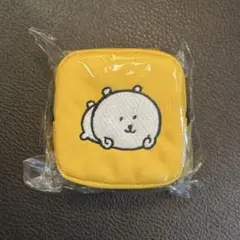 ナガノキャラクターズ カラビナ付き刺繍スクエアミニポーチ ナガノのくま 未開封