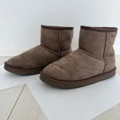 【Lサイズ】ブラウン ムートンブーツ