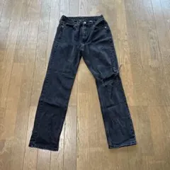 H&M VINTAGE STRAIGHT HIGH WAIST デニムパンツ