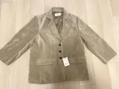 ollun オルンloose velor jacketきりまる ollun オルンloose velor jacketきりまる - メルカリ