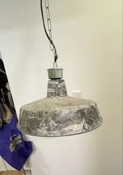 アメリカンビンテージ ペンダントライト グレー 100W G形