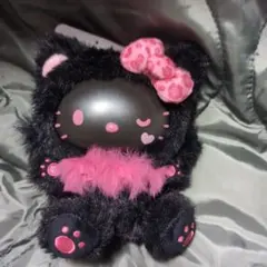 ハローキティ ファインフェイスキャットBK