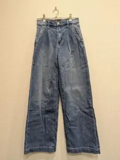 GAP ハイライズワイドレッグデニム