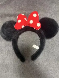 ディズニー　ミニーマウス カチューシャ　水玉