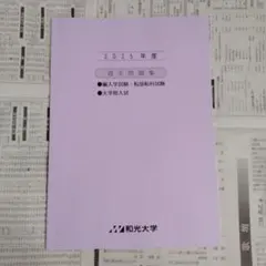 和光大学 入学試験問題集 2021-2024（4冊セット） 和光大学