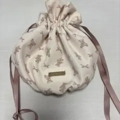 Maison de FLEUR ベア 巾着 ポーチのサムネイル