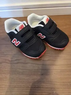 New Balance キッズスニーカー ブラック レッド　新品未使用
