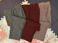 レディーススラックス3本セット