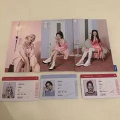 TWICE ポストカード　トレカ　ダヒョン　ツウィ　チェヨン　scientist