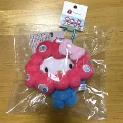 大阪万博 ハローキティ ミャクミャクなりきりぬいぐるみ カラビナ付き