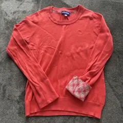 BURBERRY オレンジ ニットセーター 38