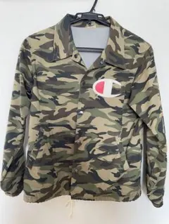 Champion コーチジャケット 迷彩カモ S
