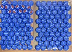 ペットボトルキャップ　青　ブルー　カルピス　132個