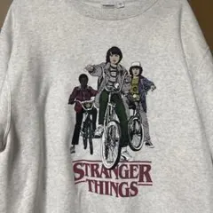 【本日限定セール】GU ストレンジャー・シングス オーバーサイズスウェット　L