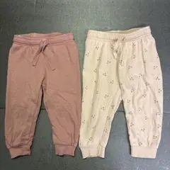 H&M オーガニックコットン　ズボン　パンツ　80