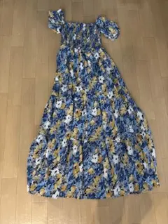 SHEIN 花柄ロングワンピース Mサイズのサムネイル