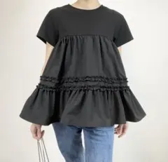 フリルドッキングブラウス