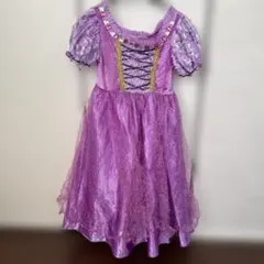 ドレス　紫　パープル　ハロウィン　コスプレ　プリンセス　衣装　仮装　ラプンツェル