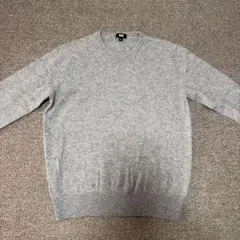 ユニクロ　カシミヤクルーネックセーター　メンズM