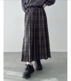 SM2 チェックプリーツスカート