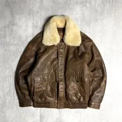 90's vitage G-1 フライトジャケット レザージャケット ムートン