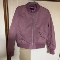 UNIQLO MA-1 ブルゾン ピンク L