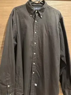 Polo Ralph Lauren レア長袖シャツ BLACK 90s 古着