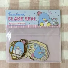 サンリオ タキシードサム フレークシール ステッカー デコ素材 レトロ ダイソー