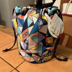 新品　チャムス　巾着　ミニバッグのサムネイル