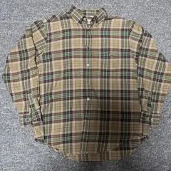 チェックシャツ ブラウン シャツ