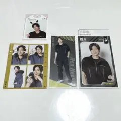 SnowMan 目黒蓮 POWERカード 推しお守り しおり ハッピー4カット