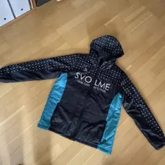 SVOLME ピステ・中綿ウィンドブレーカー ブラック/ターコイズ　M