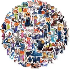 【新品】ズートピア ステッカー 50枚 大量