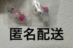 ハローキティ めじるしアクセサリー チャーム お花 チャーミーキティ 2点セット