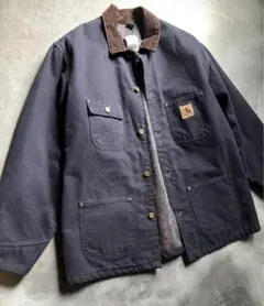 希少カラー 美品 ミッドナイト ミシガンチョアコート カーハート USA製MDT
