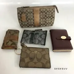 COACH コーチ など シグネチャー 財布 カードケース ポーチ 小物 セット