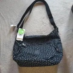 キプリング　ネイビーに水色のドットパターン新品未使用