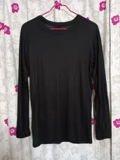【値下】UNIQLO × alexanderwang　リブクルーネックT