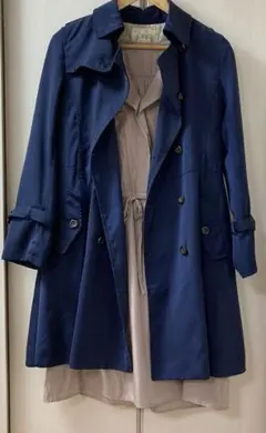 Rope Picnic トレンチコートとグレージュワンピース　38 2点セット