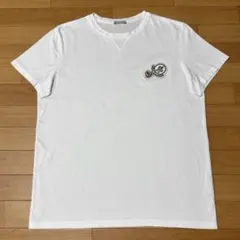 大人気☆ MONCLER Tシャツ M ホワイト 国内正規品4S565 | Mercari
