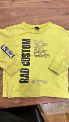 RAD CUSTOM 長袖カットソー ライムグリーン
