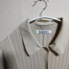 snidel　スナイデル　デザインリブニットワンピース SWNO214080