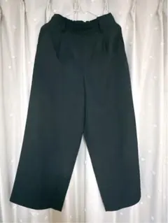 ロペピクニック POPE PICNIC パンツ ワイドパンツ ネイビー 紺色