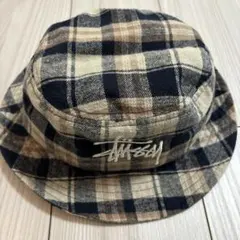 Stussy チェック柄 バケットハット L/XL