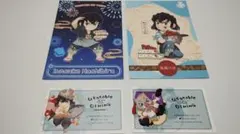 鬼滅の刃 嘴平伊之助 カフェ ポストカード ダイニング ショップカード 4点