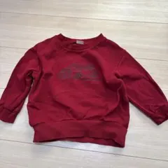 petit main 車刺繍 トレーナー 90