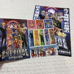 当時物】ワンピース お台場冒険王 メモリアルパスポート チラシ 2005年