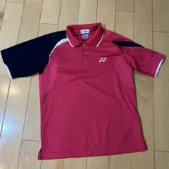 ヨネックス　ゲームシャツ　ピンク　ネイビー　M